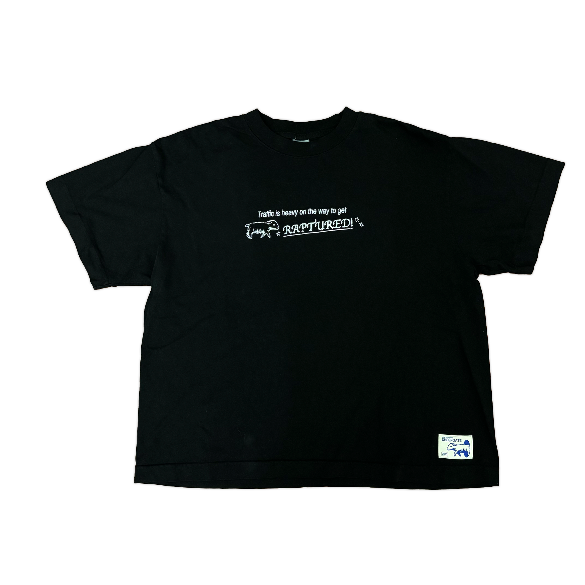 RAPTURED! | BLACK BOXY T-SHIRT – SHEEPGATE!