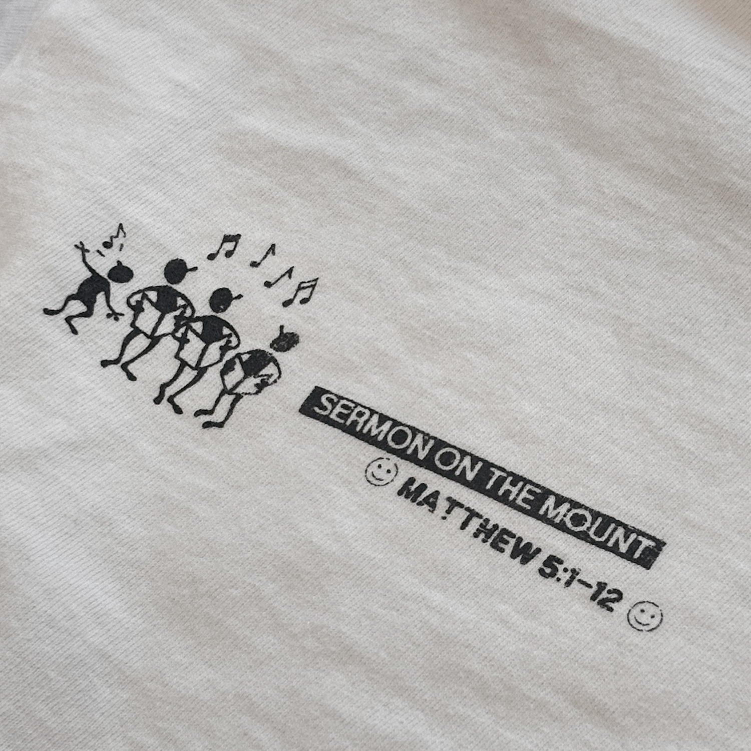 I HAVE A BEATITUDE ATTITUDE | WHITE BOXY T-SHIRT