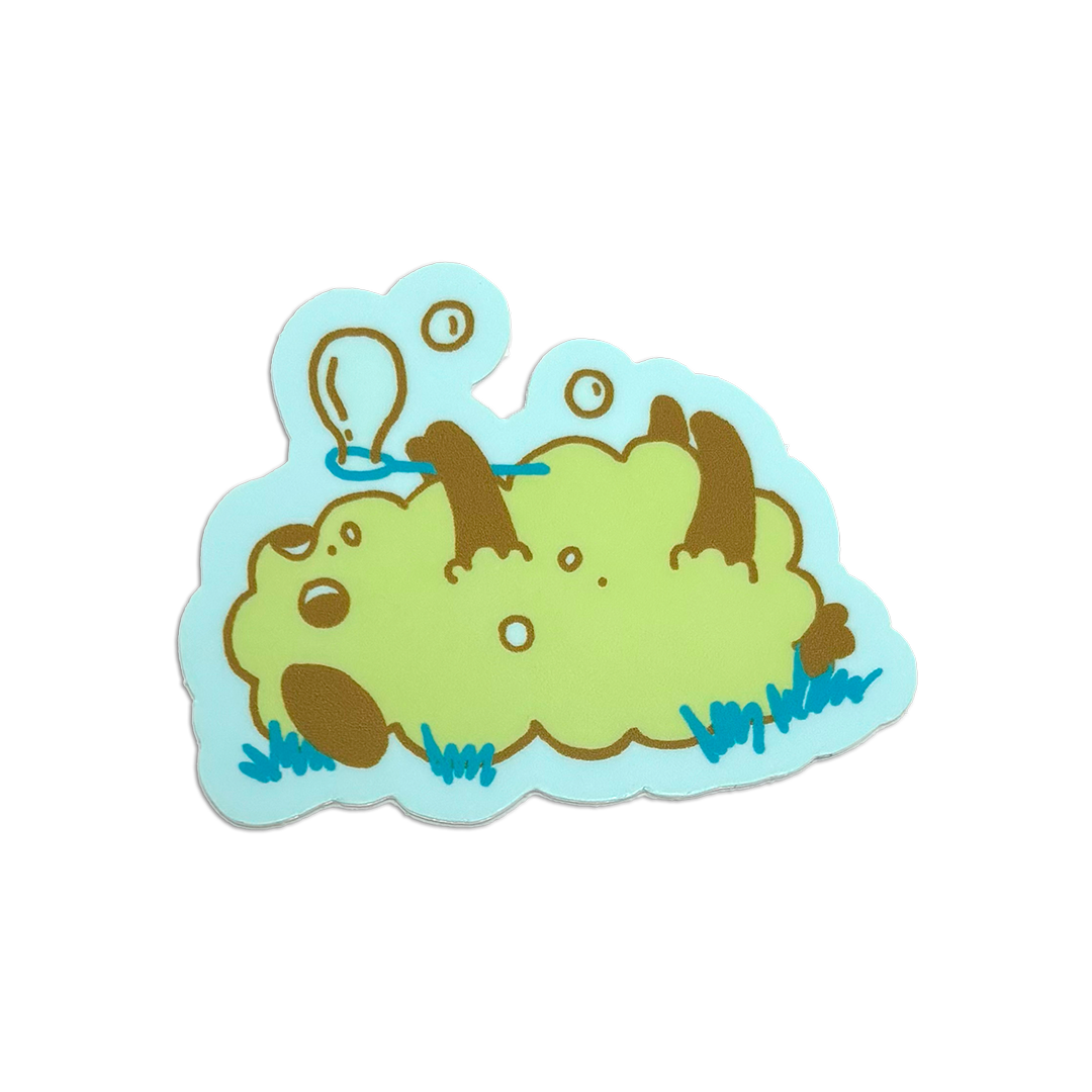 BLOWING BUBBLES | VINYL STICKER