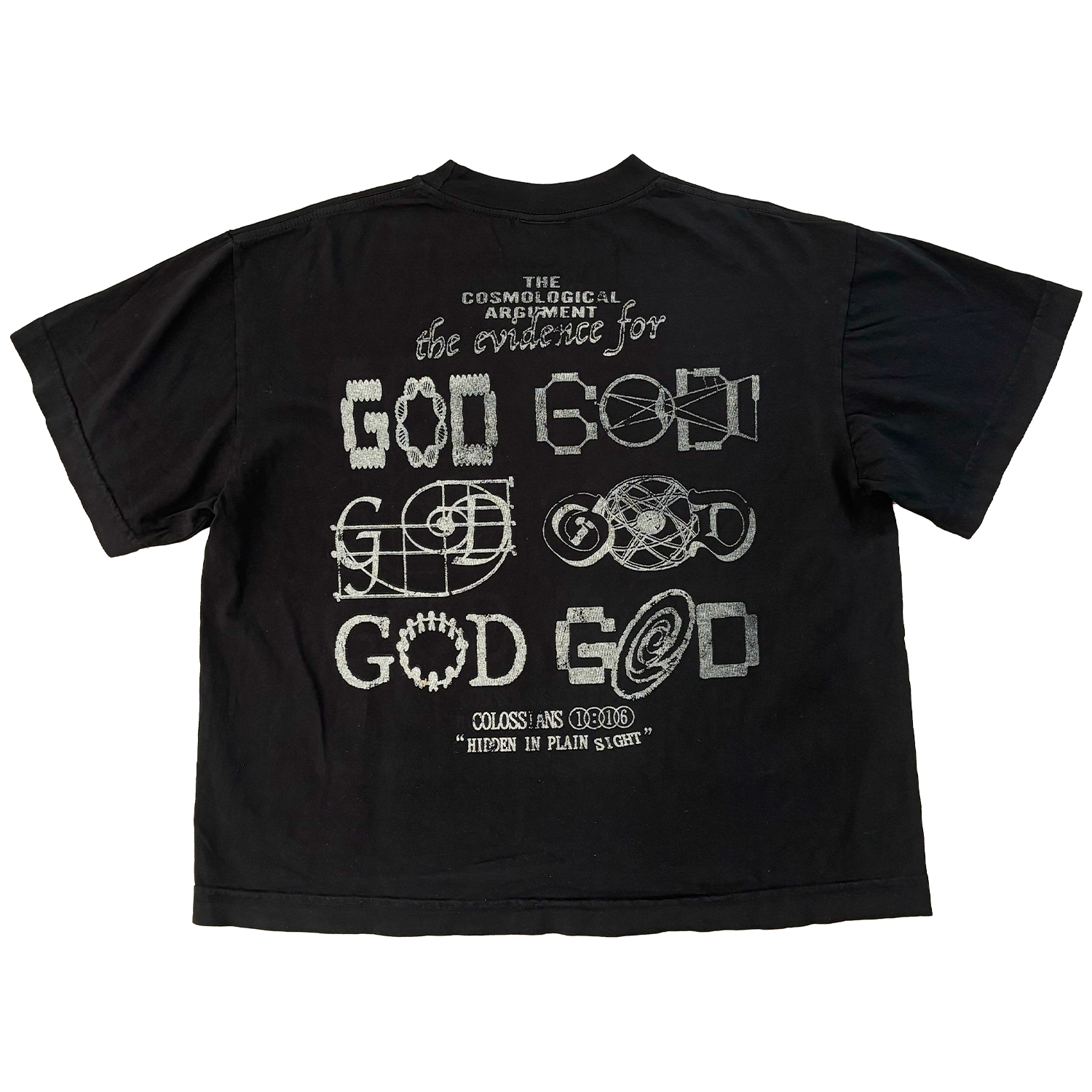 EVIDENCE FOR GOD (BLACK TEE)