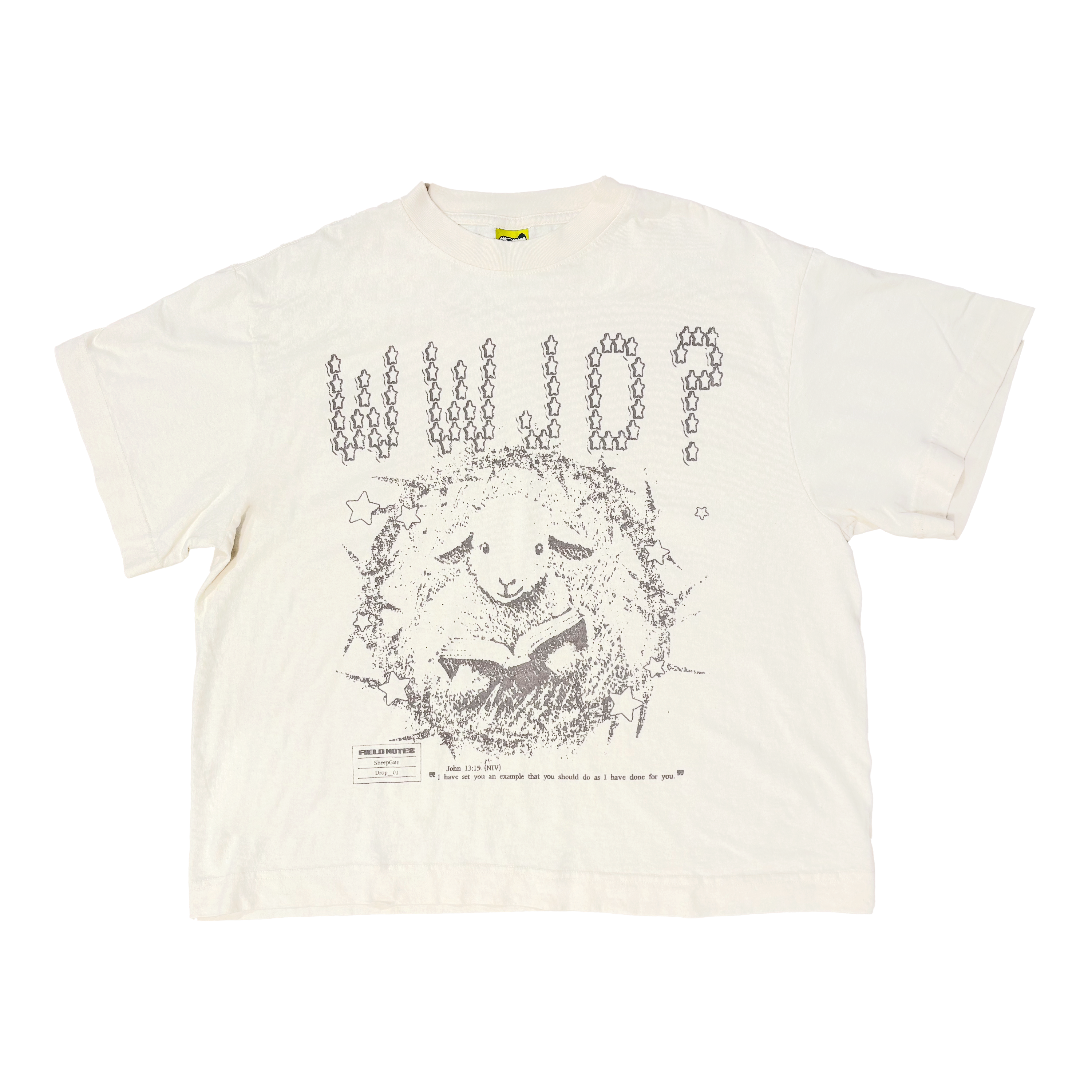 WWJD? | CREAM BOXY T-SHIRT