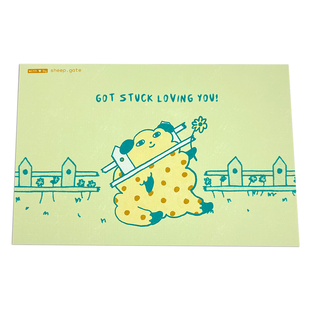 GOT STUCK LOVING YOU! | POSTCARD