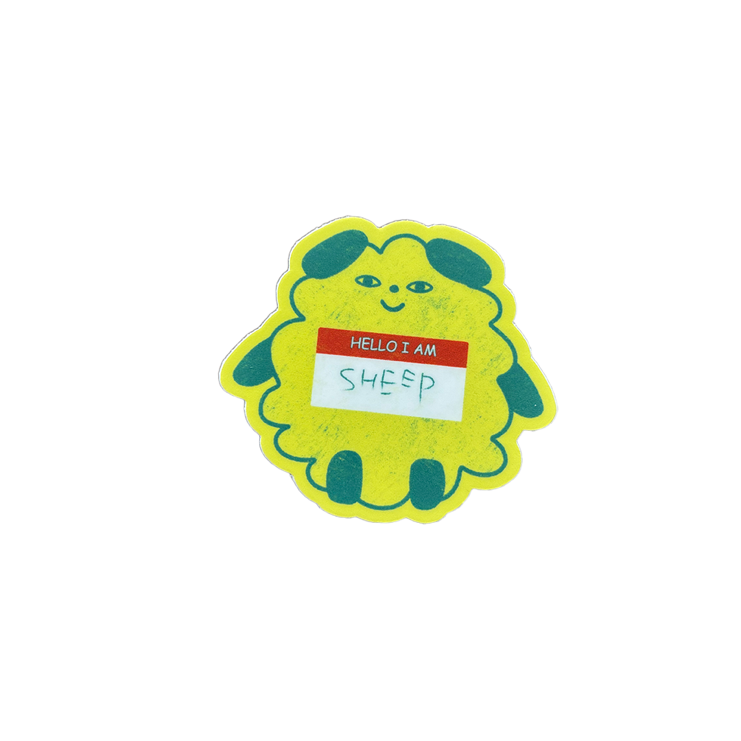 HELLO I AM SHEEP | VINYL STICKER