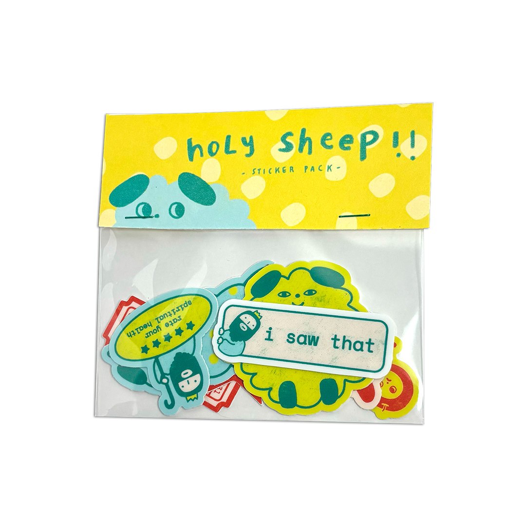 HOLY SHEEP! | VINYL STICKER PACK