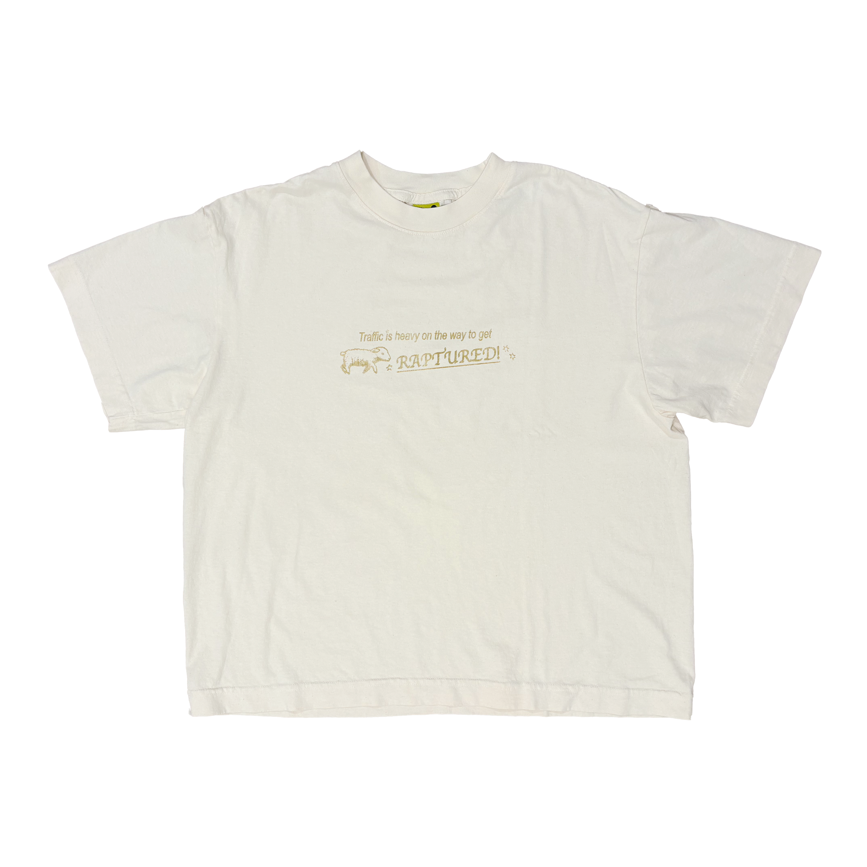RAPTURED! | CREAM BOXY T-SHIRT