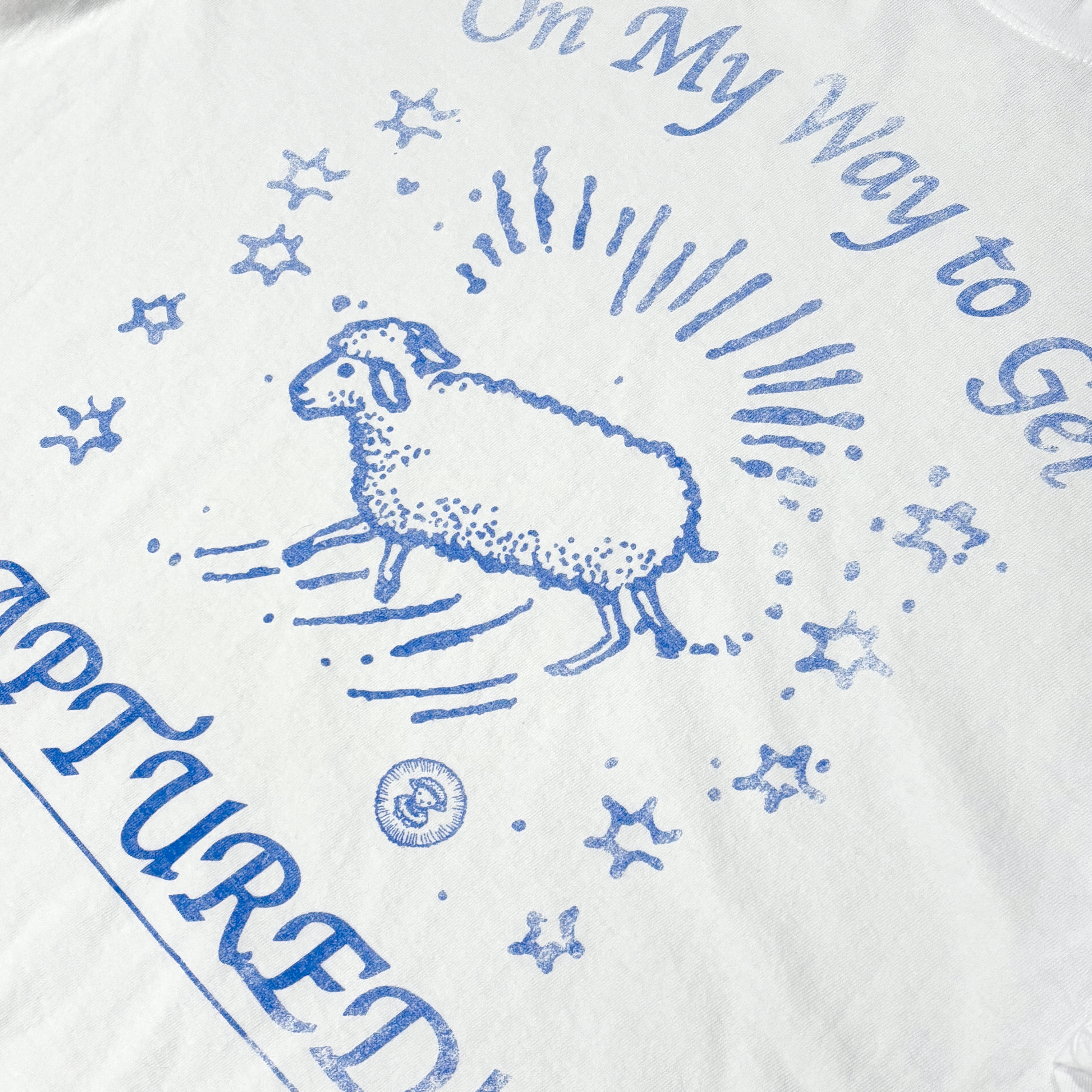 RAPTURED! | WHITE BOXY T-SHIRT