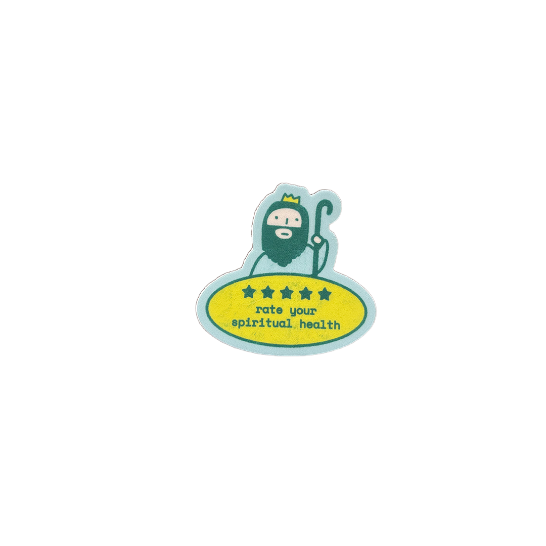 RATE YOUR SPIRITUAL HEALTH | VINYL STICKER